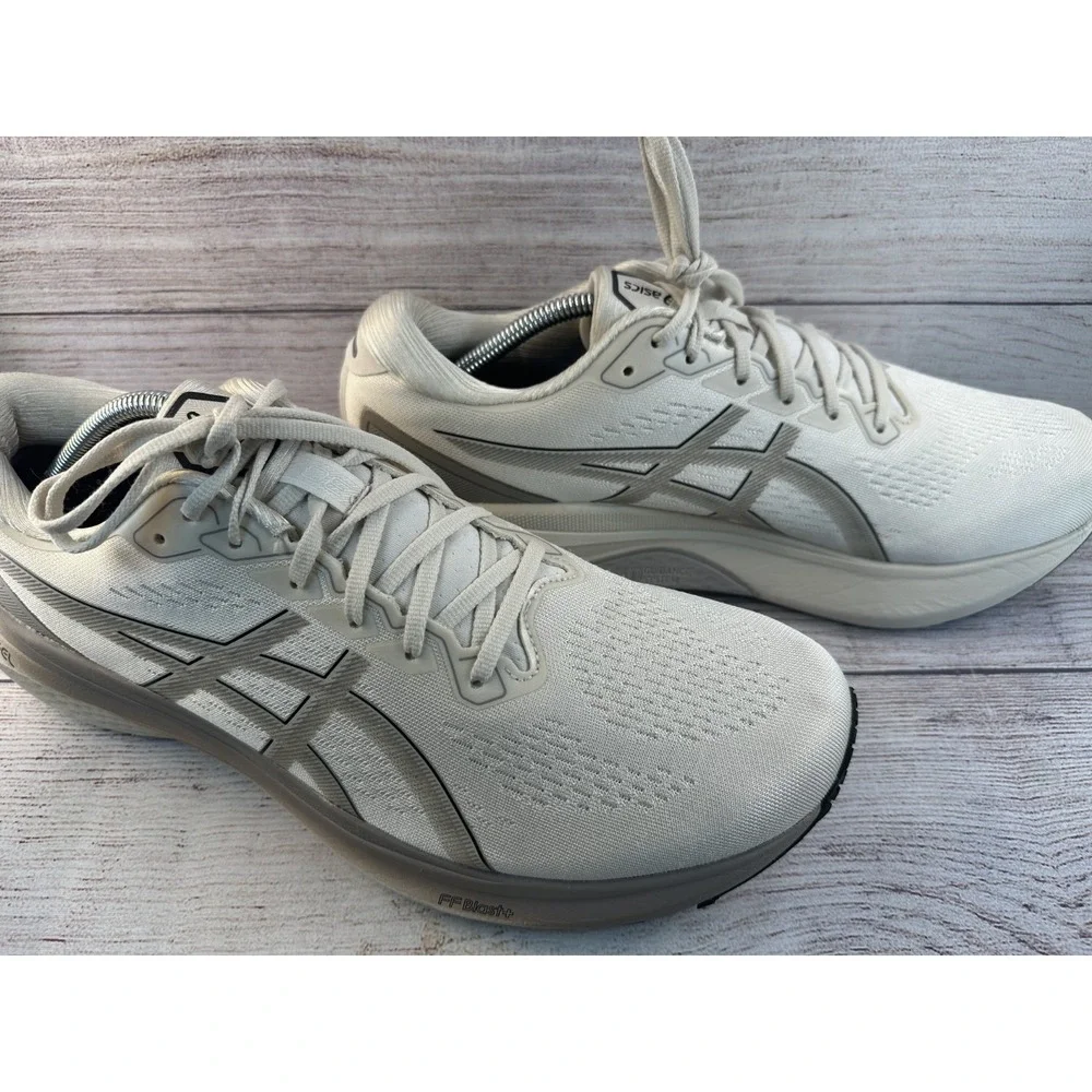 ASICS GEL-Kayano 30 Men's Oatmeal Lace Up Mesh Low Top Running Shoes 13